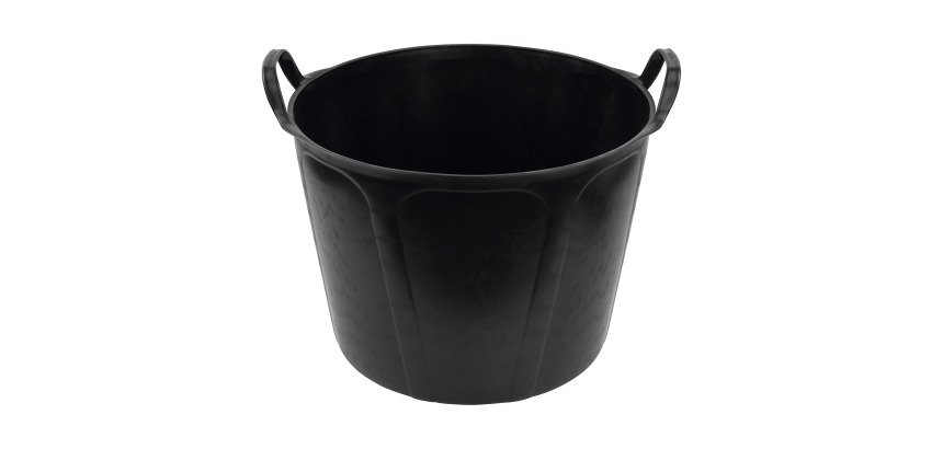 Auge cabas en plastique 40 litres, noir