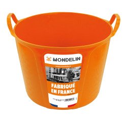 Ultra-flexible 40-liter tote bag, orange
