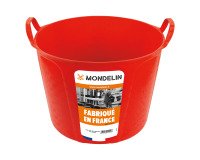 Draagemmer ultra flexibel 40 liter, rood