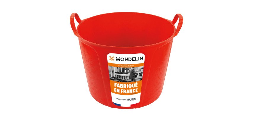 Auge cabas ultra-souple 40 litres, rouge
