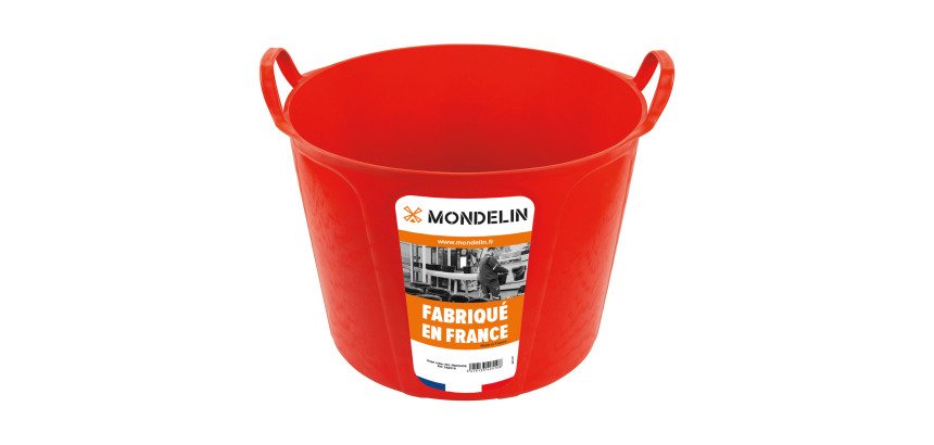 Auge cabas ultra-souple 40 litres, rouge