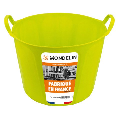 Auge cabas ultra-souple 40 litres, jaune