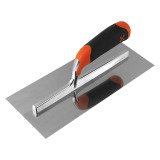 Platoir inox professionnel avec poignée bi-matière L 28 x  l 12 cm