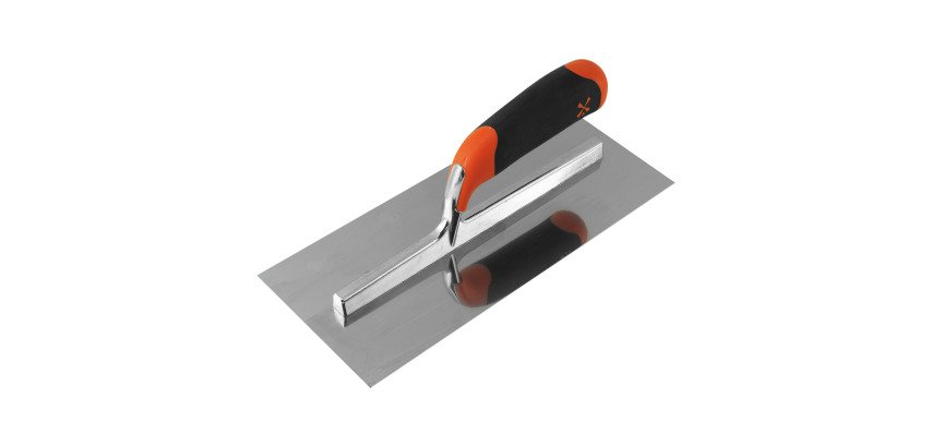 Plastic spatula with stainless steel bi-material handle L 28 x W 12 cm