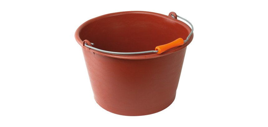 Seau évasé en plastique 16 litres avec poignée