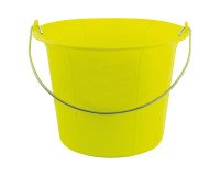 Emmer van 11 liter, fluor geel