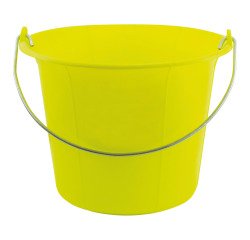 Emmer van 11 liter, fluor geel