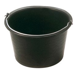 Bucket flared in plastic, 16 liters