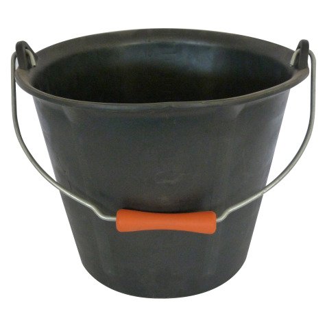 Seau de maçon Prochok® 12 litres, avec poignée, noir