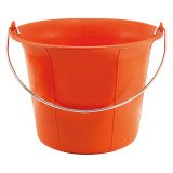 Seau de maçon plastique 11 litres, orange