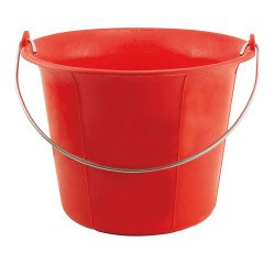 Eimer aus Kunststoff, 11 Liter, signalrot