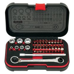 Cliquets et douilles 1/4" - Coffret Mob XS de 39 pièces
