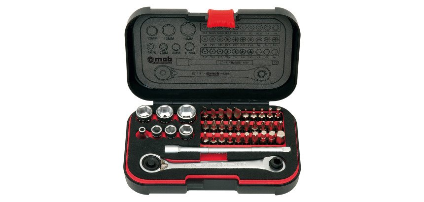 Cliquets et douilles 1/4" - Coffret Mob XS de 39 pièces