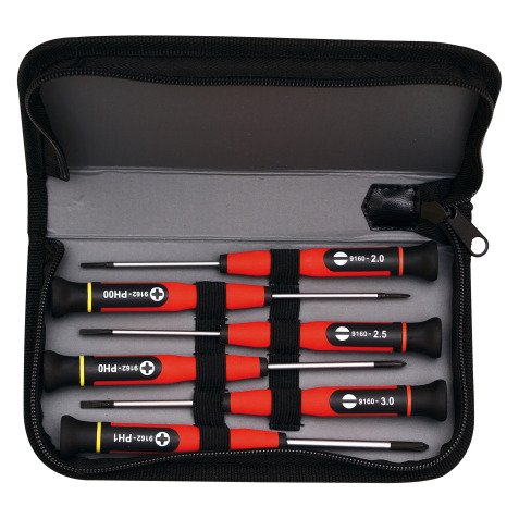 Jeu de 6 tournevis micro Mob