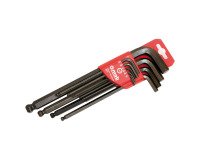 Hoes met 10 bolvormige inbussleutels in inches Mob