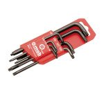 Étui de 8 clés mâles Tamper Torx CRV (Acier Chrome-Vanadium)