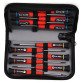 Jeu de 12 tournevis micro Mob (Fente, Phillips®, Torx®)