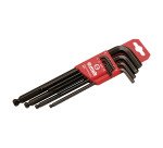 Étui de 9 clés longues sphériques CRV (acier Chrome-Vanadium) Mob