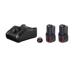 Perceuse-visseuse sans fil Bosch Professional GSR 12V-15 + 2 batteries + Chargeur