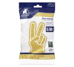 Gants vaisselle L'Eclatant latex jaune seconde peau - La paire, taille S/M
