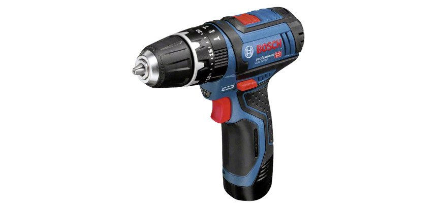 Perceuse-visseuse sans fil Bosch Professional GSR 12V-15 + 2 batteries + Chargeur