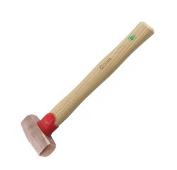 Maza de cobre con mango de fresno 3 x 8,2 cm