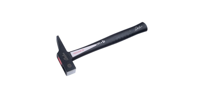 Carpenter hammer with Carbon composite handle 10.3 x 2.4 x 2 cm
