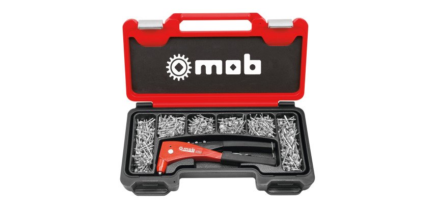 Coffret Pince à riveter + 500 rivets Mob