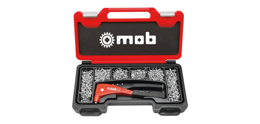 Coffret Pince à riveter + 500 rivets Mob
