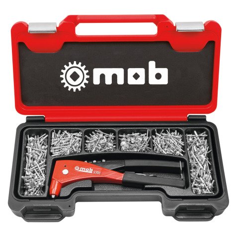 Coffret Pince à riveter + 500 rivets Mob