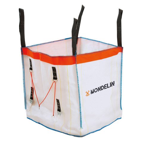 Sac à gravats réutilisable 900 litres, H 90 x l 90 x P 90 cm