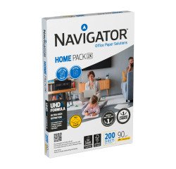 Carta A4 Navigator Home Pack 90g risma da 200 fogli - Carta per stampa e fotocopie