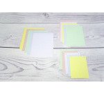 Fiche bristol 125 x 200 mm quadrillée 5 x 5 couleurs assorties perforée Exacompta - Boîte de 100