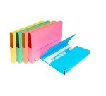 Chemise pochette à soufflet carte Exacompta 24 x 32 cm couleur pastel - Paquet de 25