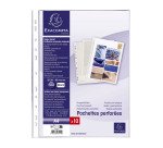 Fundas multitaladro lisas de PVC Exacompta A4 8/100e - Caja de 100