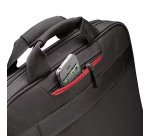 Maletín para portátil Case Logic DLC-117, color negro, para 43,9 cm (17,3")