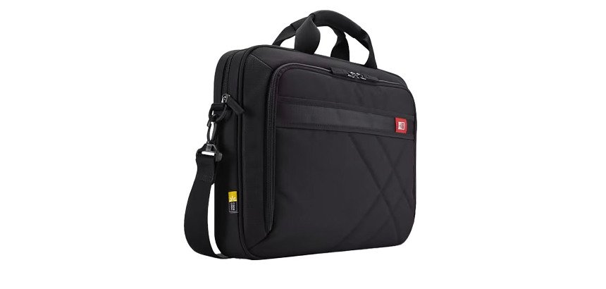 Maletín para portátil Case Logic DLC-117, color negro, para 43,9 cm (17,3")