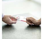 Boîte 100 pochettes de plastification à chaud 54 x 86 mm 2 x 125 µ