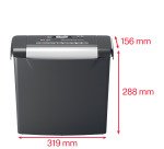 Destructeur Rexel Momentum S206 - Coupe fibre