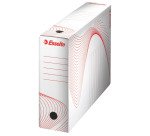 Boîte archives carton Esselte Boxy - Dos 10 cm - Haute résistance - Blanche