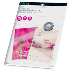 Pochettes de plastification Leitz iLAM A3 2 x 125 µ brillantes - Boite de 25