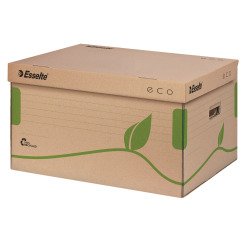 Esselte cardboard archive box - H 24.2 x W 34.5 x D 43.9 - brown