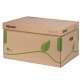 Caisse archives carton Esselte - H 24,2 x L 34,5 x P 43,9 - marron