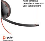 Casque micro filaire Poly Blackwire 3215
