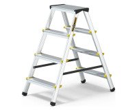 En_scala in alluminio 2 lati 2x4 gradini pro