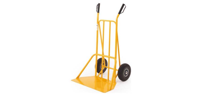 Carrello manuale Remco TRHI080 per fusti olio e vasi in acciaio verniciato, portata 250 kg