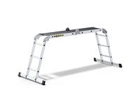 Scala snodata multifunzionale Drabest per uso professionale in alluminio