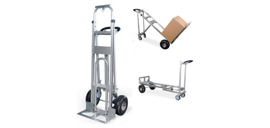 Carrello manuale Remco TRHA450 multiposizione (3 in 1) in alluminio, portata min 250 / max 450 kg