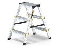 En_scala in alluminio 2 lati 2x3 gradini pro