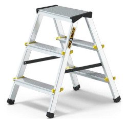 En_scala in alluminio 2 lati 2x3 gradini pro